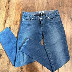 PAIGE Women's Classic Blue Skinny Jeans